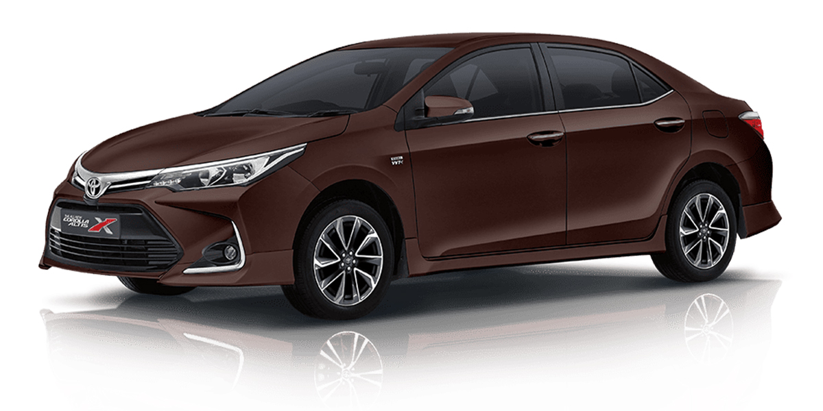 Corolla Altis X 1.6L Colors